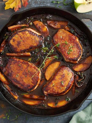 Apple Butter Pork Chops